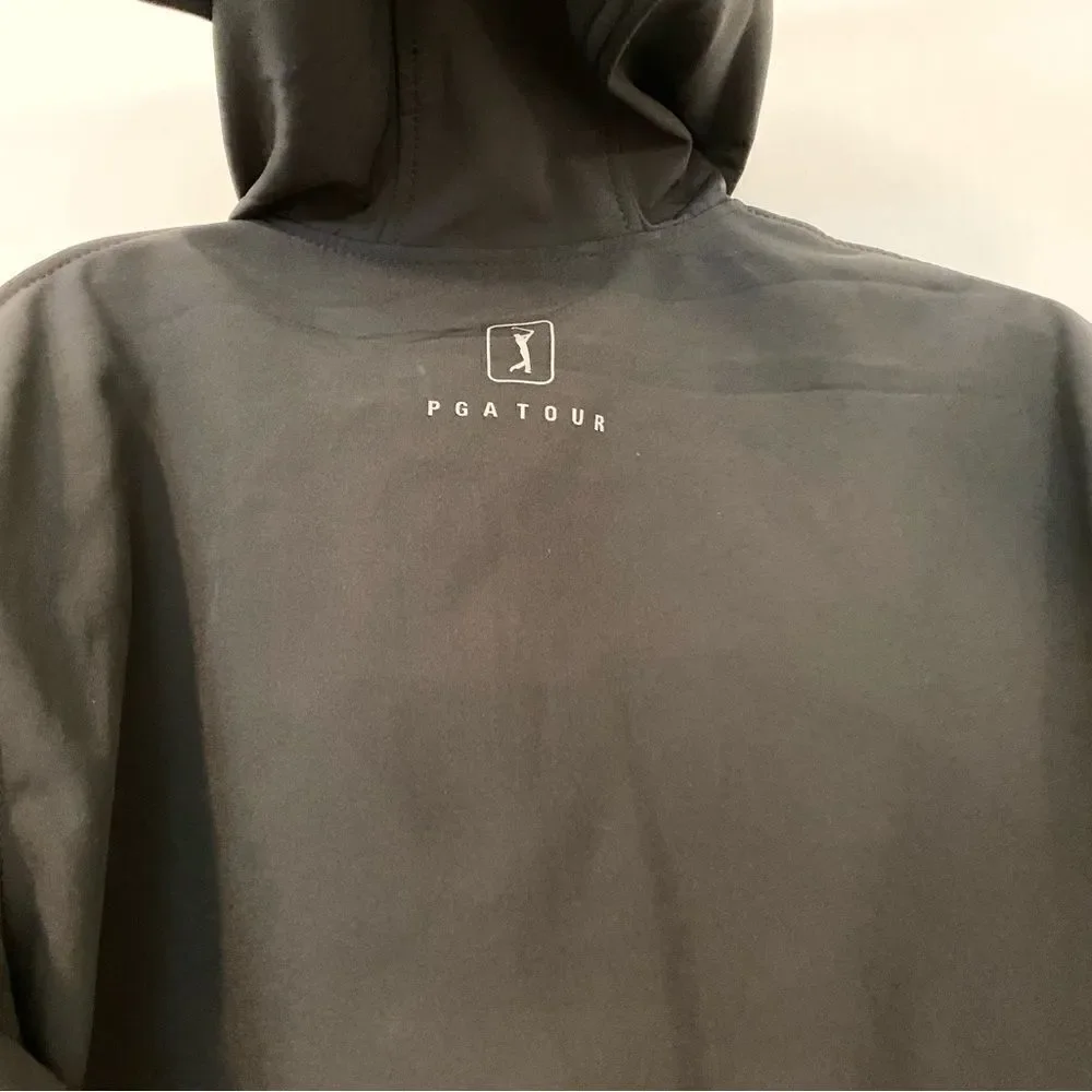 PGA Tour hooded black and blue jacket size S